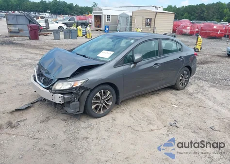 2013 Honda Civic Ex z USA, uszkodzony, nr VIN 19XFB2F80DE281842